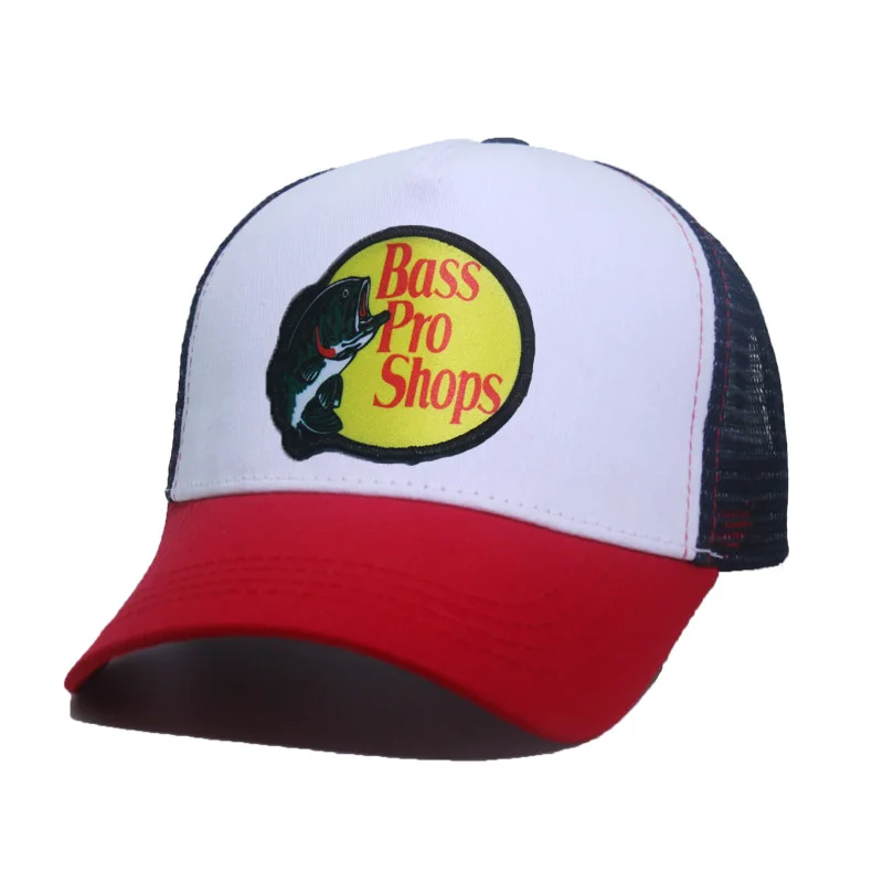 Trucker Cap Mesh - ファッションフィッシュトラッカーキャップ メンズ 面白い釣り柄プリント帽子 野球帽 クールな夏用 ユニセックス