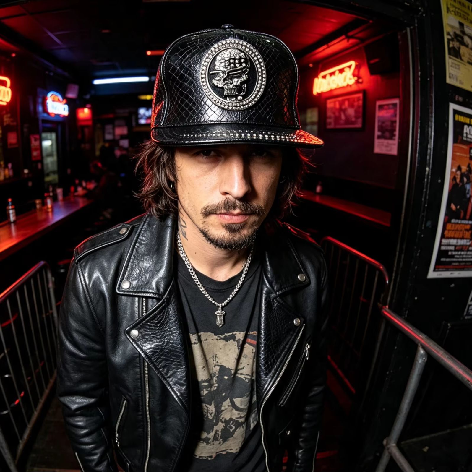 Snapback Hat Flat - Oohmy-男性と女性のための調節可能なPUレザーの野球帽,ヒップホップスタイル,サンバイザー,フラップ,フラットダンスストリート,トレンディな帽子,ブランド