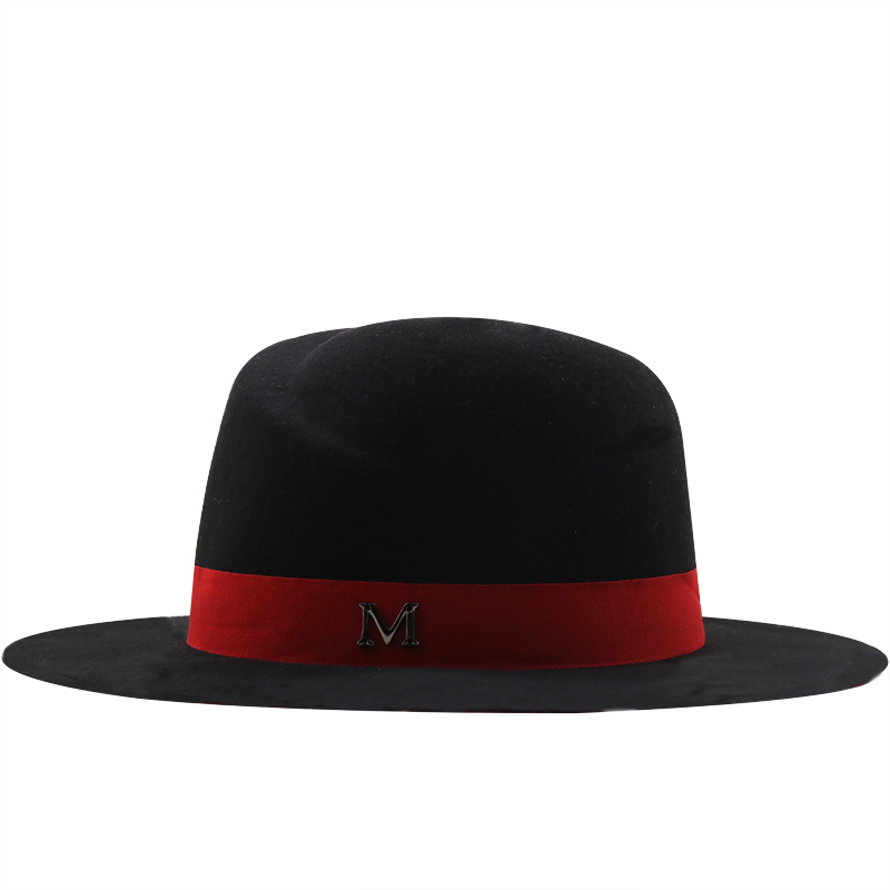 女性と男性のためのファズドラハット,薄いベルトバックル付きの - Fedora Hat Wool のレビューと価格
