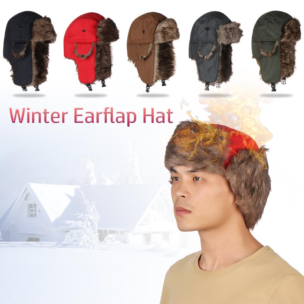 高品質イヤーフラップ付きトラッパーウィンターキャップ、カジュ - Winter Trapper Hat のレビューと価格