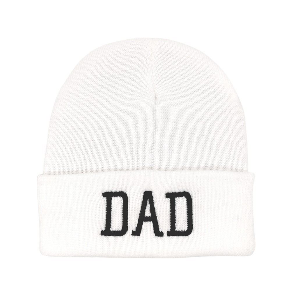 ミニマルな親子お揃いママパパビーニー帽、折り返しスタイルのソ - Beanie Cuffed Knit のレビューと価格