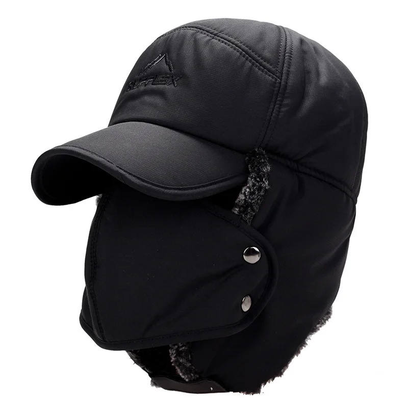 冬用ファー暖かい防風帽子 男女兼用 雷鋒帽 ボンバーフェイク - Winter Trapper Hat のレビューと価格