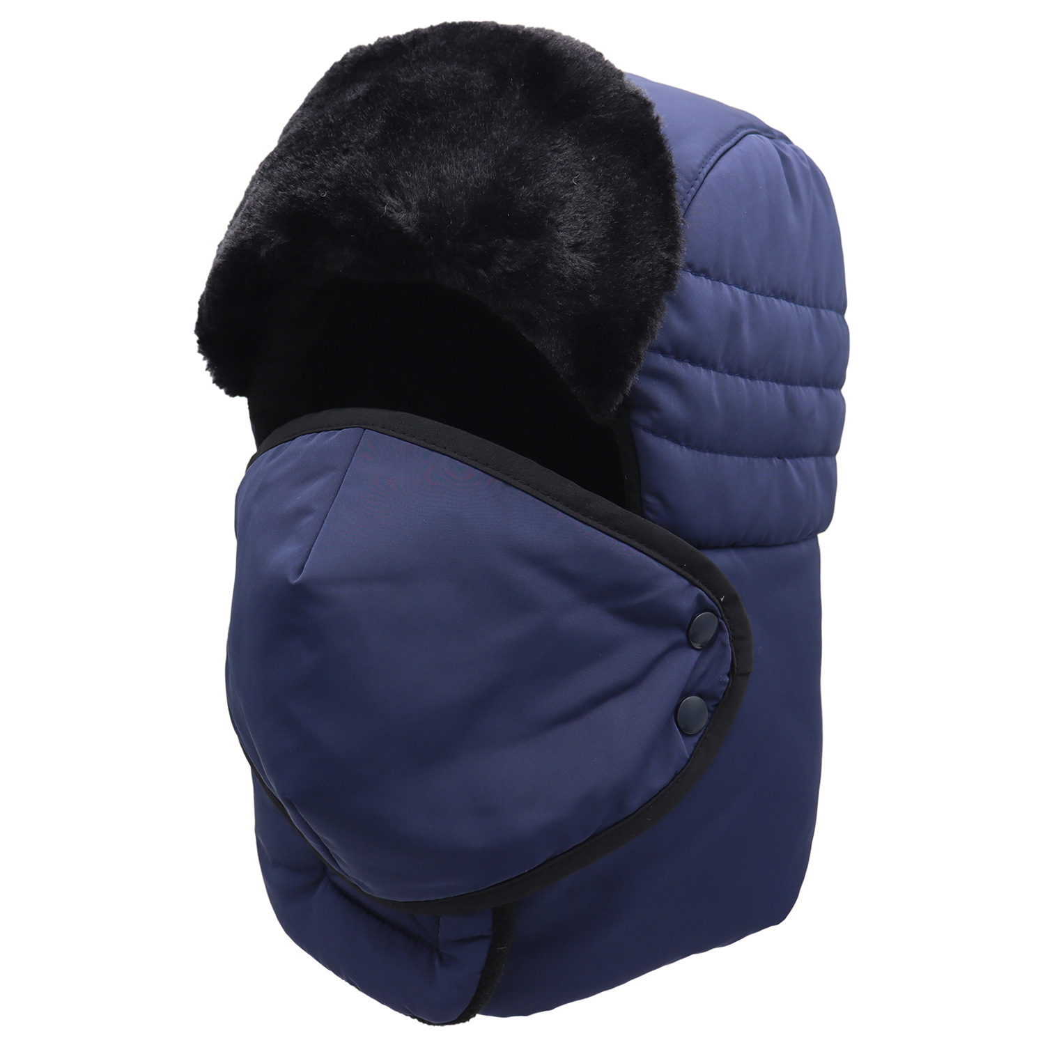 メンズ冬用トラッパーハット、フェイスカバーとイヤーフラップ付 - Winter Trapper Hat のレビューと価格