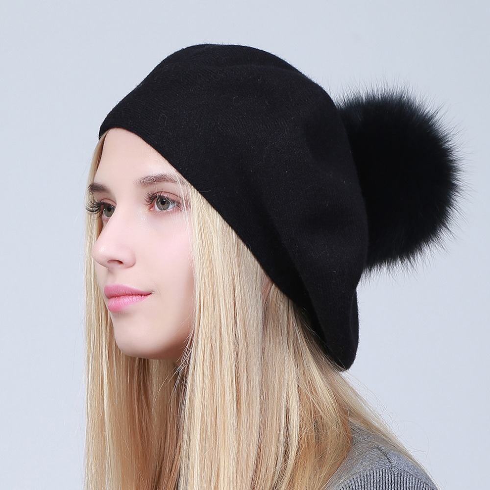Geebro 女性のベレー帽冬カジュアルニットカシミヤベレー - Beret French Wool のレビューと価格