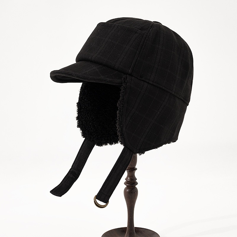 韓国の冬用防寒レイフェン帽子、女性用ファッション厚手耳当て付 - Winter Trapper Hat のレビューと価格