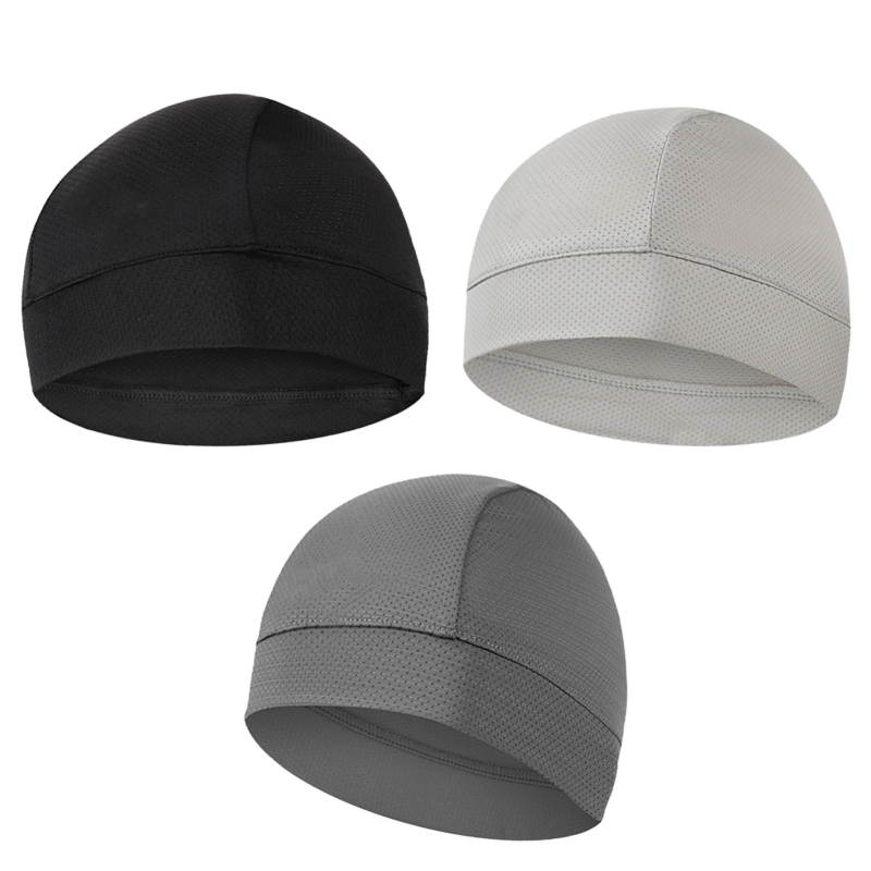 夏用薄型通気性メッシュスカルビーニーキャップ吸汗性スポーツキ - Skull Cap Helmet Liner のレビューと価格