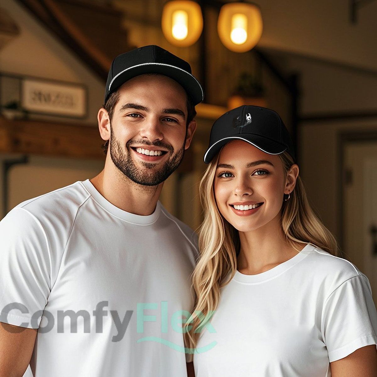 ホロウナイト＆ヴォイドエンティティイラスト ヒップホップハッ - Baseball Cap Structured のレビューと価格