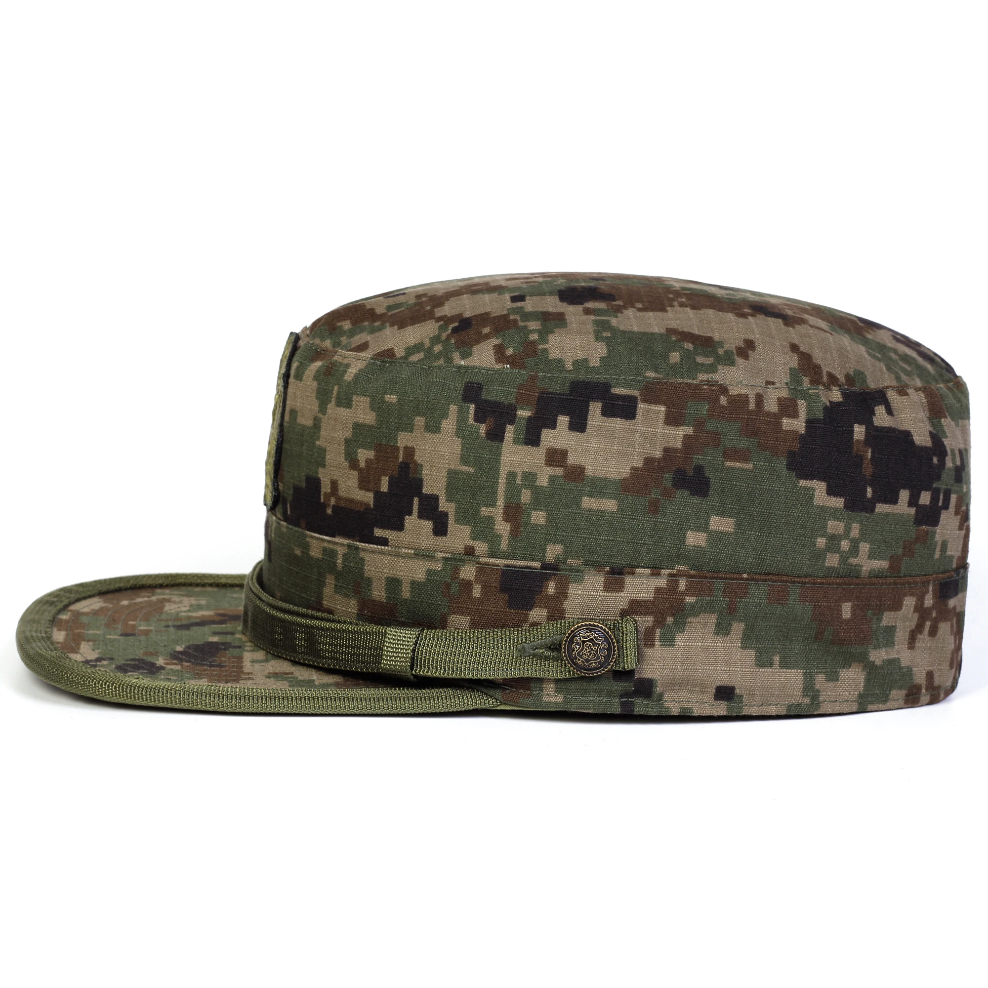 ユニセックス迷彩柄ミリタリーキャップ 春秋用セーラーハット  - Snapback Hat Flat のレビューと価格